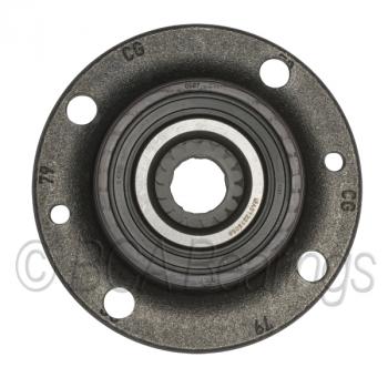 2013 Fiat 500 Wheel Bearing and Hub Assembly Rear BCA Bearings WE61651 image 2 of 4