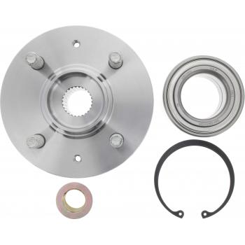 2004 Honda Civic Wheel Bearing and Hub Assembly Repair Kit Front BCA Bearings WE61975 image 3 of 4