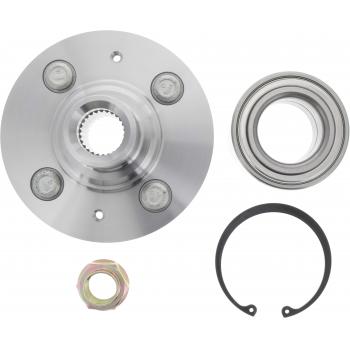 2004 Honda Civic Wheel Bearing and Hub Assembly Repair Kit Front BCA Bearings WE61975 image 4 of 4
