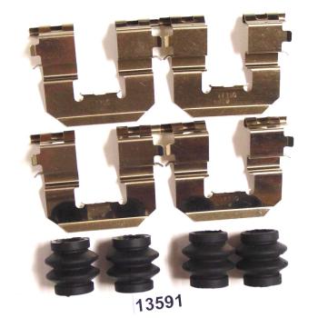 2014 Kia Sedona Disc Brake Hardware Kit Rear Better Brake Parts 13591K image 1 of 1