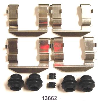 2013 Kia Forte Koup Disc Brake Hardware Kit Front Better Brake Parts 13662K image 1 of 1