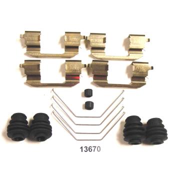 2013 Acura ILX Disc Brake Hardware Kit Front Better Brake Parts 13670K image 1 of 1