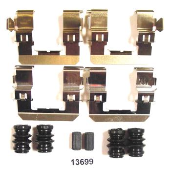 2014 Subaru Legacy Disc Brake Hardware Kit Front Better Brake Parts 13699K image 1 of 1