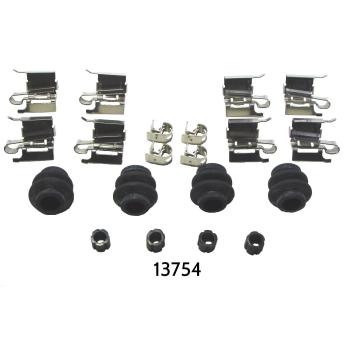 2019 Toyota Mirai Disc Brake Hardware Kit Rear Better Brake Parts 13754K image 1 of 1