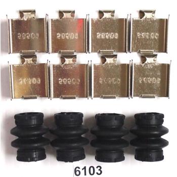 2014 Lincoln Navigator Disc Brake Hardware Kit Front Better Brake Parts 6103K image 1 of 1