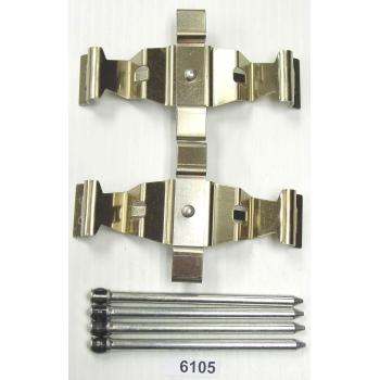 2014 Dodge Challenger Disc Brake Hardware Kit Front Better Brake Parts 6105K image 1 of 1