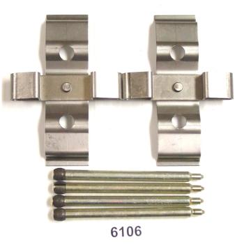 2008 Cadillac STS Disc Brake Hardware Kit Rear Better Brake Parts 6106K image 1 of 1