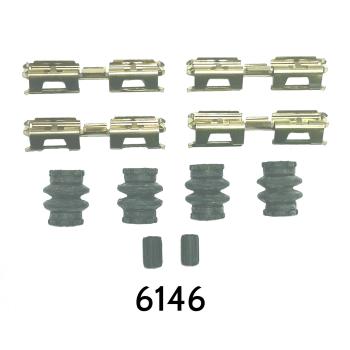 2015 Ford F-150 Disc Brake Hardware Kit Rear Better Brake Parts 6146K image 1 of 1