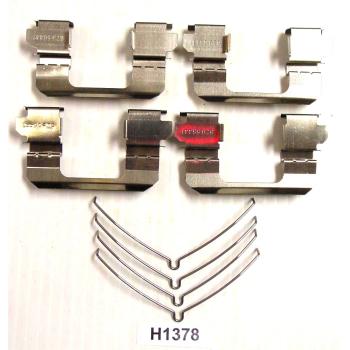 2013 Honda Pilot Disc Brake Caliper Abutment Service Kit Front Better Brake Parts H1378K image 1 of 1