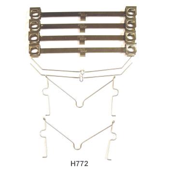 2007 Lexus LX470 Disc Brake Caliper Abutment Service Kit Front Better Brake Parts H772K image 1 of 1