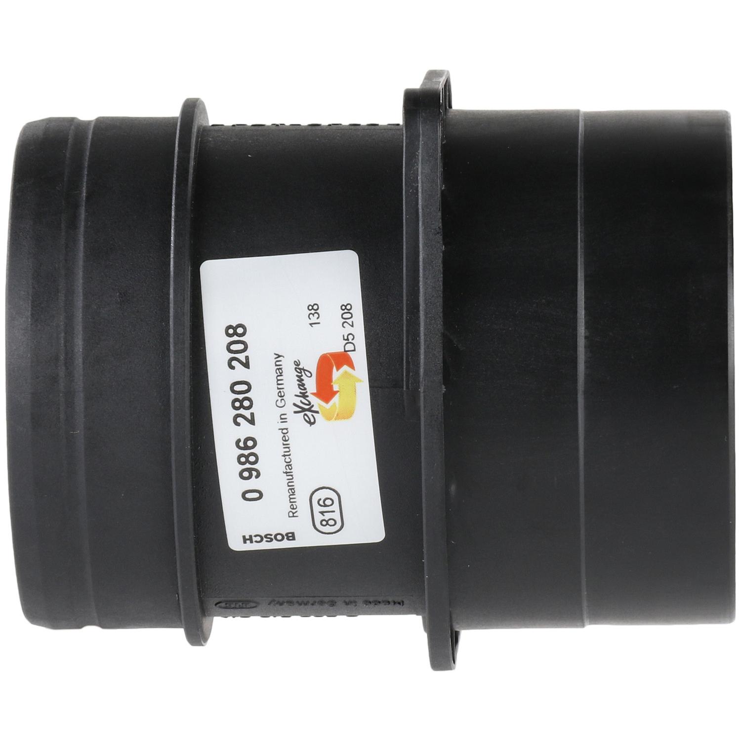 Bosch 0986280208 - Mass Air Flow Sensor Bosch 0986280208 Mass Air Flow Sensor product image 1 of 8