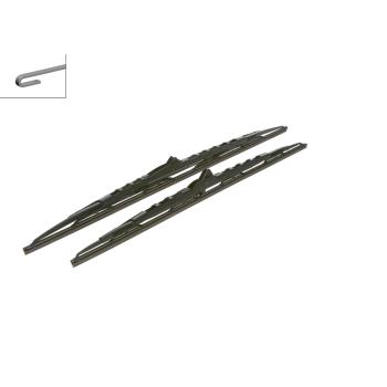 1999 Mercedes-Benz CL500 Windshield Wiper Blade Set Front Bosch 3397001359 image 3 of 3