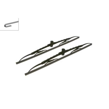 2019 Jaguar F-Type Windshield Wiper Blade Set Front Bosch 3397118400 image 3 of 4