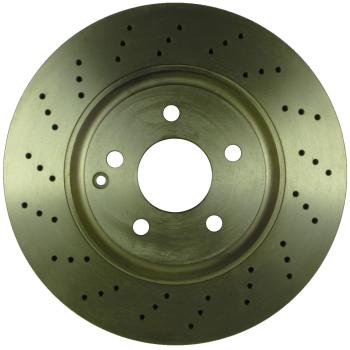 2002 Mercedes-Benz CL500 Disc Brake Rotor Front Bosch 36010948 image 2 of 3