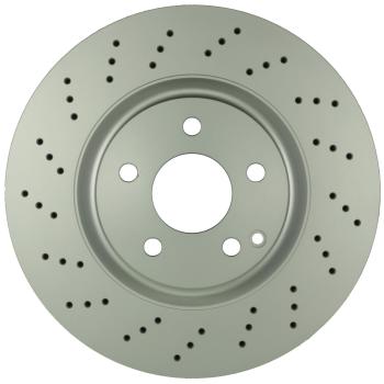 2007 Mercedes-Benz E550 Disc Brake Rotor Front Bosch 36010980 image 2 of 3