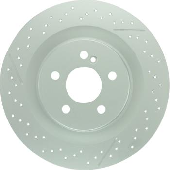 2007 Mercedes-Benz CLK63 AMG Disc Brake Rotor Rear Bosch 36011506 image 2 of 3