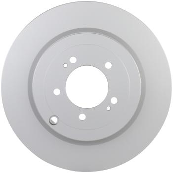 2010 Mitsubishi Lancer Disc Brake Rotor Rear Bosch 38011033 image 2 of 4