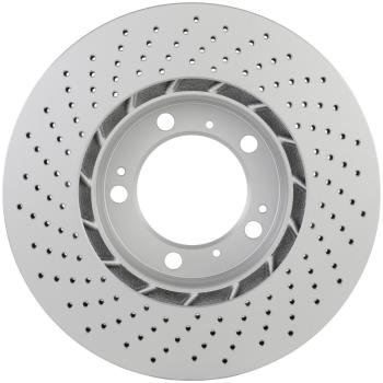 2009 Porsche Cayman Disc Brake Rotor Front Right Bosch 42011132 image 1 of 4