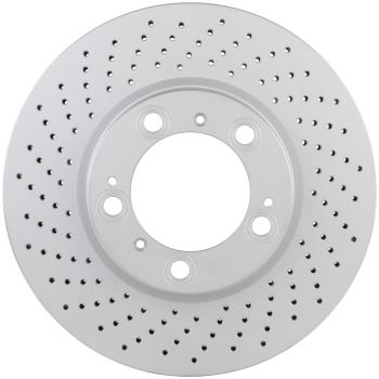 2009 Porsche Cayman Disc Brake Rotor Front Left Bosch 42011136 image 2 of 4