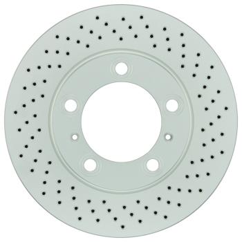 2007 Porsche Cayman Disc Brake Rotor Front Right Bosch 42011502 image 2 of 3