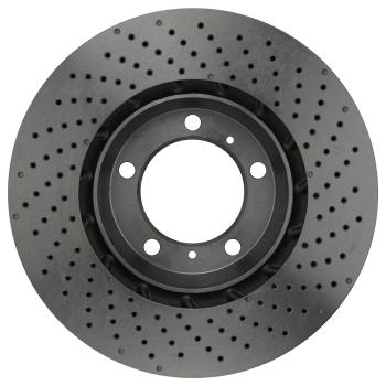 2012 Porsche 911 Disc Brake Rotor Front Left Bosch 42011503 image 1 of 3