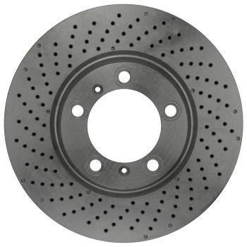 2012 Porsche 911 Disc Brake Rotor Front Left Bosch 42011503 image 2 of 3