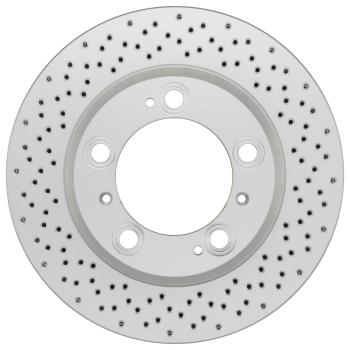 2009 Porsche Cayman Disc Brake Rotor Rear Bosch 42011650 image 2 of 3