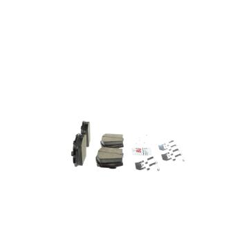 2015 Hyundai Genesis Coupe Disc Brake Pad Front Bosch BC1413 image 4 of 4