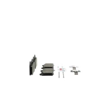 2014 Tesla S Disc Brake Pad Rear Bosch BC1428 image 4 of 4