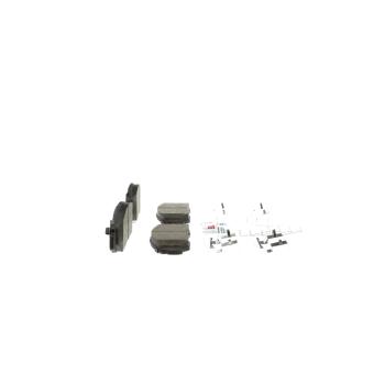 2012 Honda Civic Disc Brake Pad Front Bosch BC1608 image 4 of 4