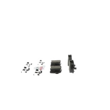 2017 Fiat 500L Disc Brake Pad Rear Bosch BC1722 image 2 of 4