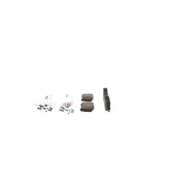 2018 Hyundai Sonata Disc Brake Pad Rear Bosch BC1856 image 2 of 4