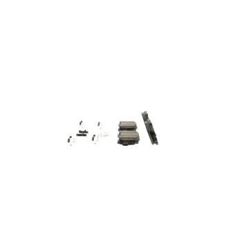 2017 Jeep Compass Disc Brake Pad Front Bosch BC2057 image 2 of 4