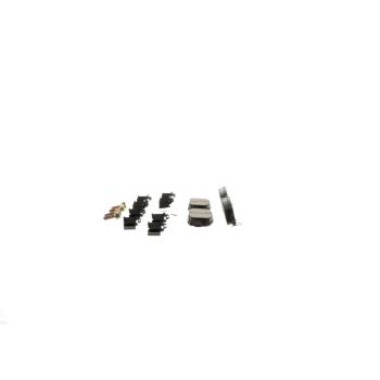 2018 Jeep Compass Disc Brake Pad Rear Bosch BC2081 image 2 of 4