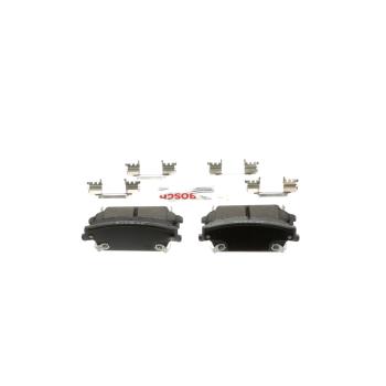 2008 Cadillac STS Disc Brake Pad Rear Bosch BE1020H image 4 of 4