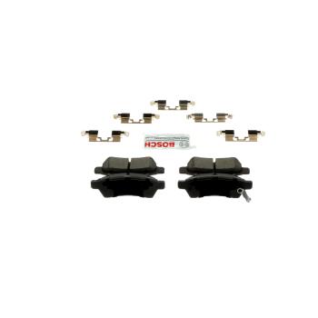 2014 Nissan Xterra Disc Brake Pad Rear Bosch BE1100H image 4 of 4