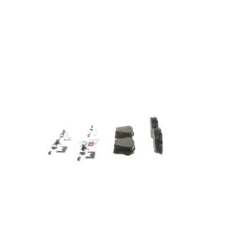 2012 Mazda CX-7 Disc Brake Pad Rear Bosch BE1259AH image 2 of 4