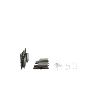 2014 Lexus LS600h Disc Brake Pad Rear Bosch BE1283H image 4 of 4