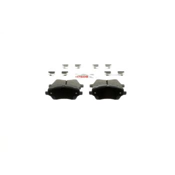 2018 Ford Fiesta Disc Brake Pad Front Bosch BE1730H image 1 of 4
