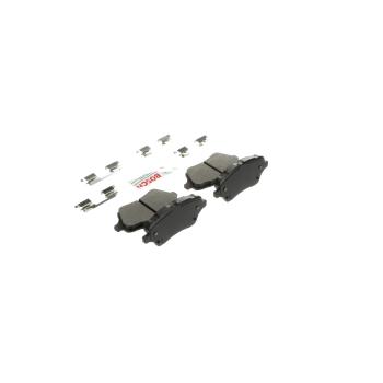 2018 Ford Fiesta Disc Brake Pad Front Bosch BE1730H image 3 of 4