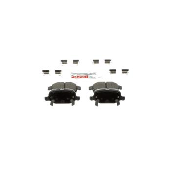 2013 Fiat 500 Disc Brake Pad Rear Bosch BE1744H image 4 of 4