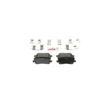2017 Dodge Charger Disc Brake Pad Rear Bosch BE1766H image 4 of 4