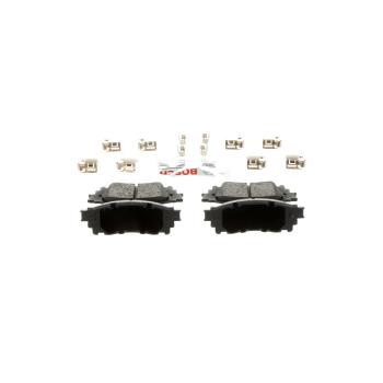 2015 Lexus NX200t Disc Brake Pad Rear Bosch BE1805H image 4 of 4