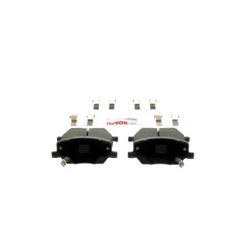 2018 Jeep Compass Disc Brake Pad Front Bosch BE1811H image 1 of 4