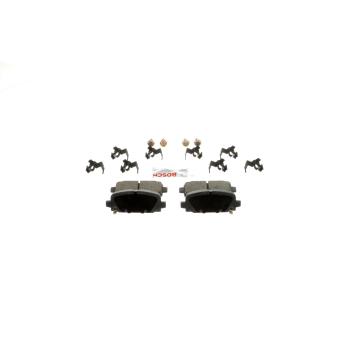 2018 Jeep Compass Disc Brake Pad Rear Bosch BE2081H image 4 of 4