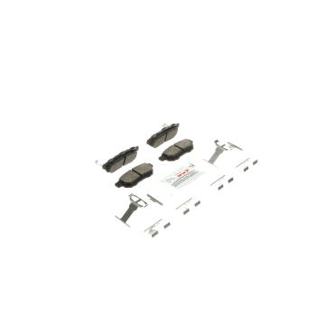 1988 Honda Prelude Disc Brake Pad Rear Bosch BE374H image 4 of 4