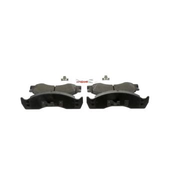 1996 Ford F53 Disc Brake Pad Front Bosch BE411H image 4 of 4