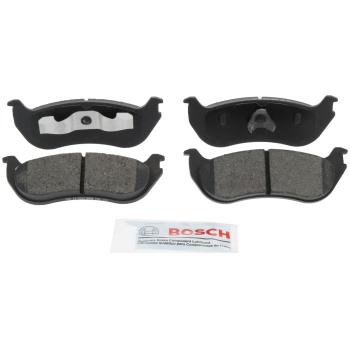 2005 Mercury Mountaineer Disc Brake Pad Rear Bosch BE881 image 4 of 4