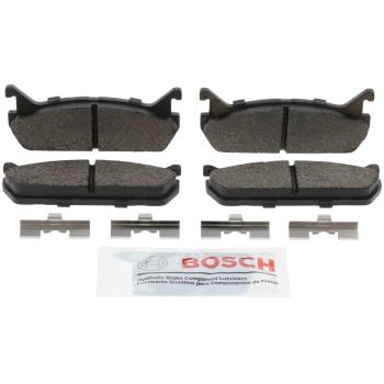 1995 Mercury Tracer Disc Brake Pad Rear Bosch BP458 image 2 of 4