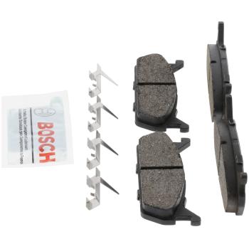 1995 Mercury Tracer Disc Brake Pad Rear Bosch BP458 image 3 of 4
